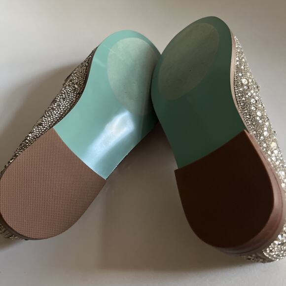 Betsey Johnson Aron Rhinestone Penny Loafer NWOT womens 7.5 - Picture 4 of 10